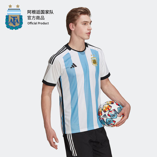 阿根廷国家队球衣丨官方正版2022世界杯主场印号球衣球迷版队服 商品图0