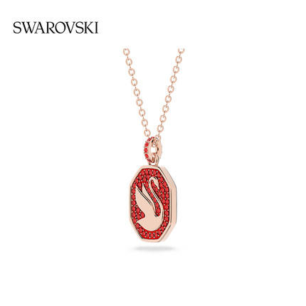 施华洛世奇 Signum 耀动天鹅 项链 红色 5631675 商品图2