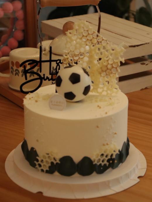 简约足球蛋糕 商品图2