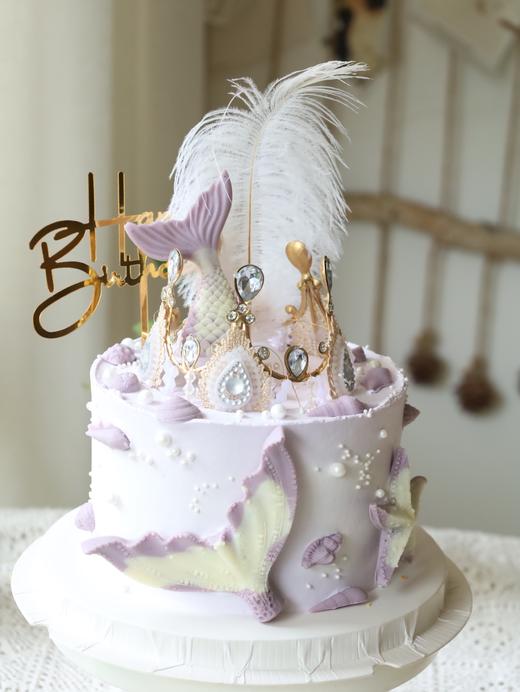 浅紫色鱼尾皇冠 商品图1