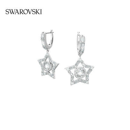 施华洛世奇 Stella 大圈耳环 许愿星 5617767 5617769 商品图0