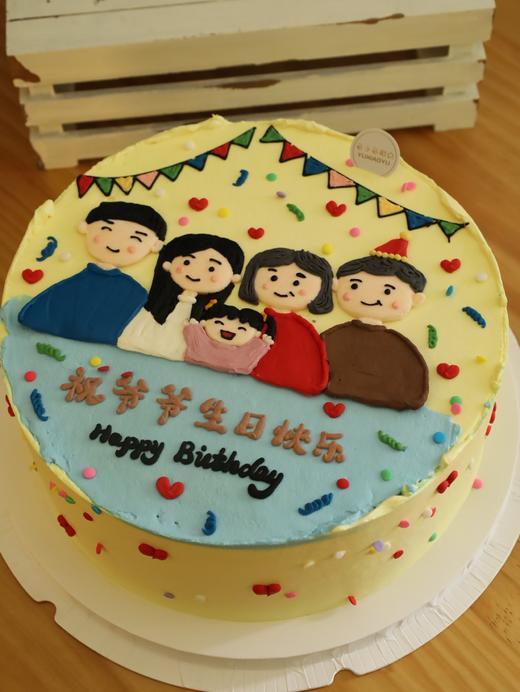 手绘幸福一家五口（图片是10寸） 商品图6