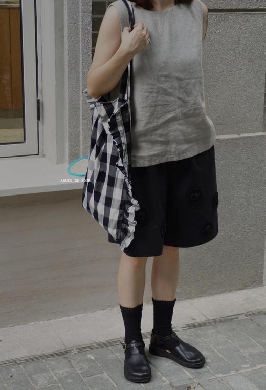 （5折）evameva浅灰深灰蓝黑背心 商品图2