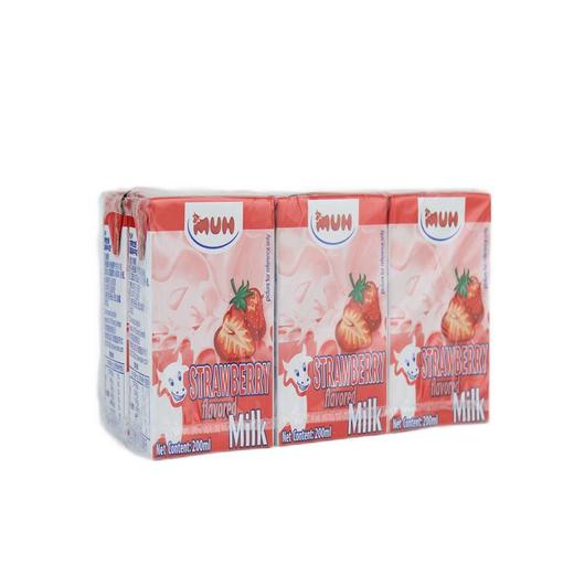 甘蒂牧场 草莓味牛奶6连包200ml*6 商品图0