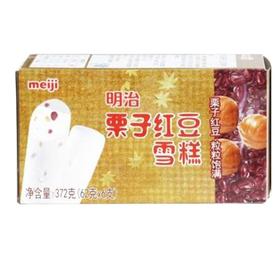 明治彩盒6支装栗子红豆雪糕372G