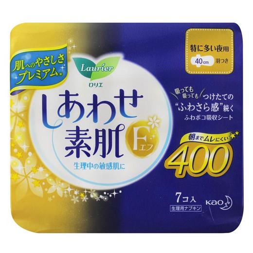 花王卫生巾F系列 夜用绵柔舒适 40cm*7片 商品图0