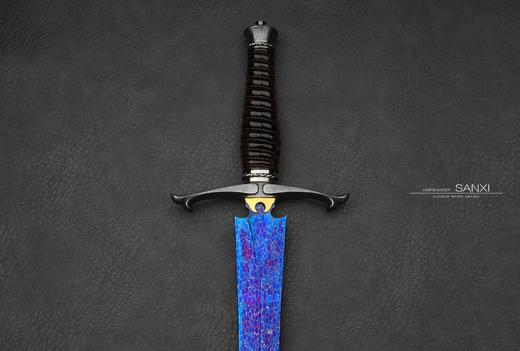 三希堂  星空系列  猎户座星空短剑（需预订）未开刃 商品图6