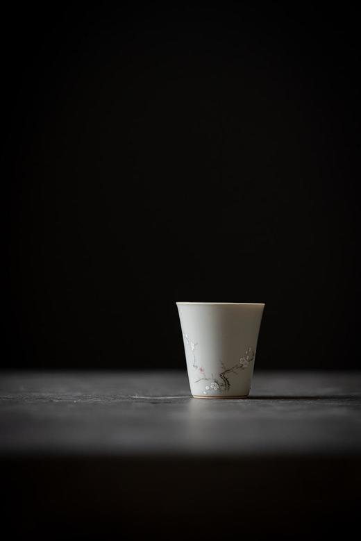 永利汇复古青釉彩绘窗兰中式陶瓷小茶杯家用小号仿古单杯品茗杯 商品图4