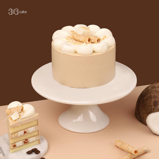 迷你生椰拿铁蛋糕，可选4英寸 商品图1