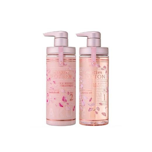 觅籍霍霍巴油无硅油樱花季限定修复洗发水 440ml 商品图0