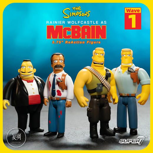 现货 Super7 辛普森麦克贝恩挂卡 系列1 商品图0