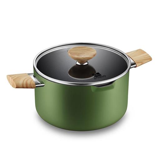 三禾钛级天工汤锅22cm TLF2227-3 绿 商品图0