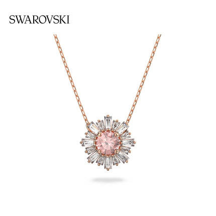 施华洛世奇 Sunshine 项链 5642961 粉红色 商品图0