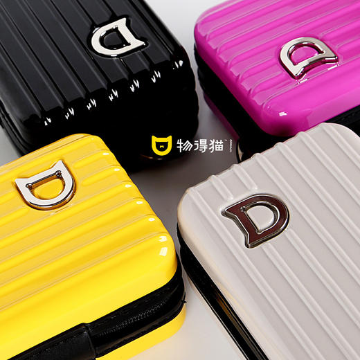 物得猫斜挎包新款女包男7寸小方包单肩时尚百搭简约硬壳包包A-6631 商品图4