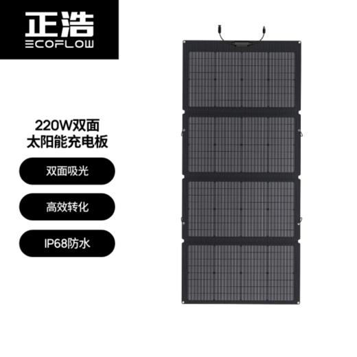 EcoFlow正浩 便携折叠太阳能电池板光伏发电板家用户外露营充电110W/160W/220W/400W 商品图4