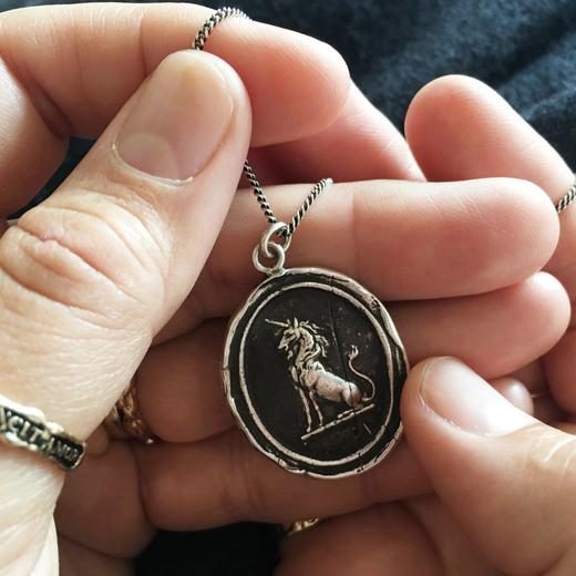 北京仓｜Pyrrha-Power to Heal-治愈的力量 护身符 项链（银色）［加拿大设计师］ 商品图4