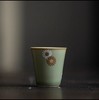 永利汇复古青釉彩绘窗兰中式陶瓷小茶杯家用小号仿古单杯品茗杯 商品缩略图2
