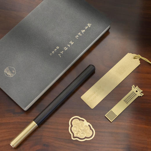 羽诗制造出品 风月逢知己套装笔记本签字笔书签U盘文创礼盒 商品图2