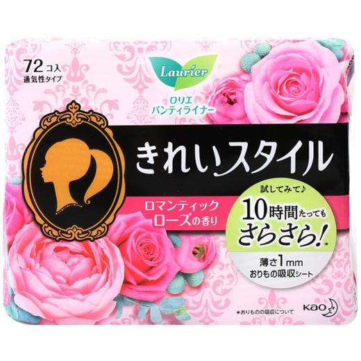 乐而雅卫生巾护垫72枚（玫瑰香） 商品图0