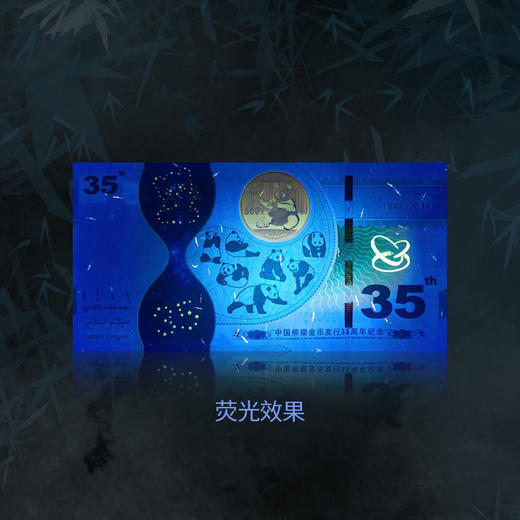【十级封装】中国熊猫金币发行35周年纪念券（现货） 商品图3