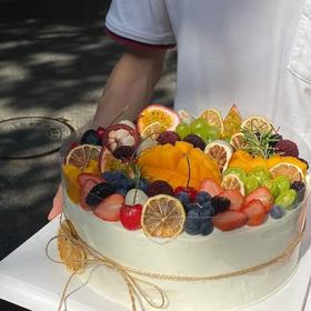 黑巢-水果满满奶油蛋糕生日蛋糕