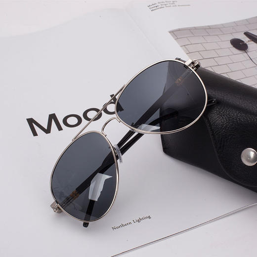 太阳镜男墨镜变色日夜两用蛤蟆镜司机开车钓鱼偏光眼镜驾驶镜nls10 商品图2