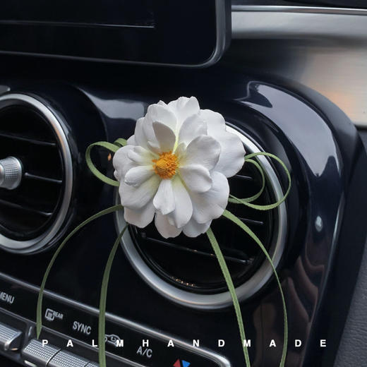 汽车出风口香水香薰清新花朵车载空调出风口装饰扩香石仙气十足 商品图4