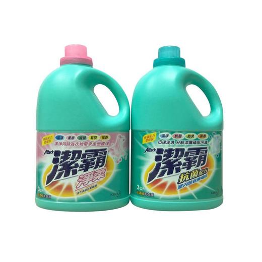 洁霸洗衣液3升（红色.净柔 商品图0