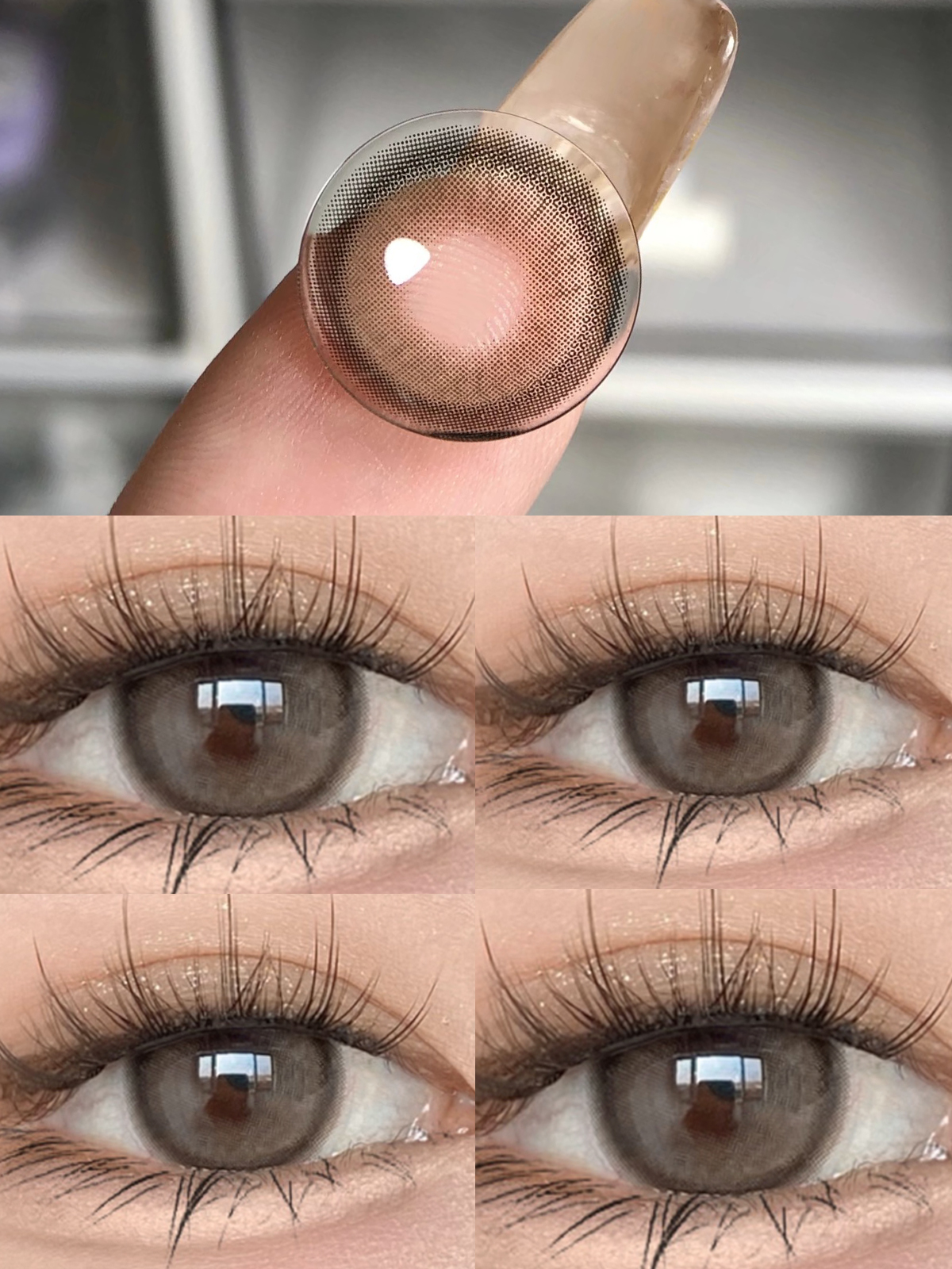 mixlook 梨花泪  年抛 2片 14.2mm 着色13.4mm 基弧8.6 含水38% 韩国进口