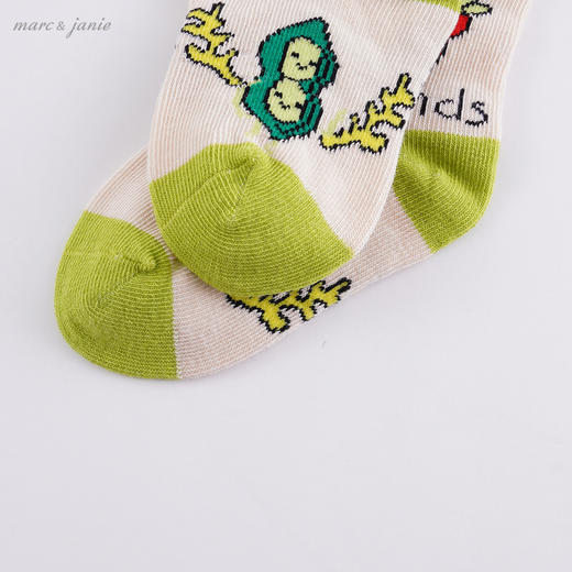 【3双装】马克珍妮春装 男女童蔬菜组合短袜儿童袜子221790 商品图5