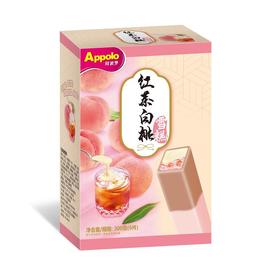 阿波罗6支装红茶白桃雪糕300g