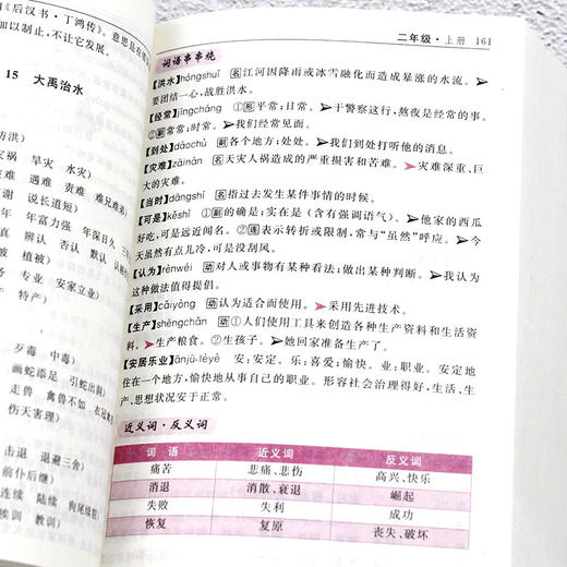 小学语文词语手册统编部编人教版123456一二三四五六年级上下册适用小学生课本教材同步多功能生字词典搭配运用组词造句工具书 商品图4