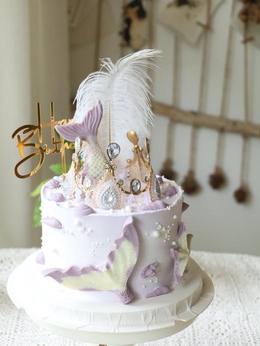 浅紫色鱼尾皇冠 商品图4