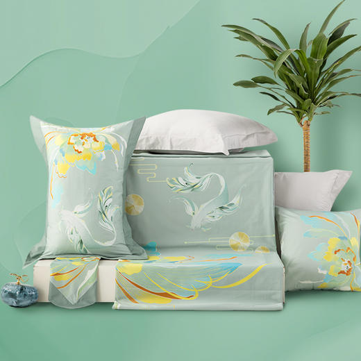 多喜爱 60S全棉长绒棉床上用品四件套 昭瑶 cs 商品图1