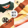 SP25260夏季薄款时尚大码翻领条纹POLO衫上衣 商品缩略图3