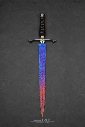 三希堂  星空系列  猎户座星空短剑（需预订）未开刃