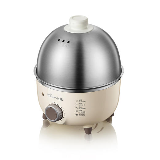 【小程序】小熊煮蛋器 ZDQ-B07C3 白色 不锈钢蒸盘+不锈钢上盖+量杯 商品图7
