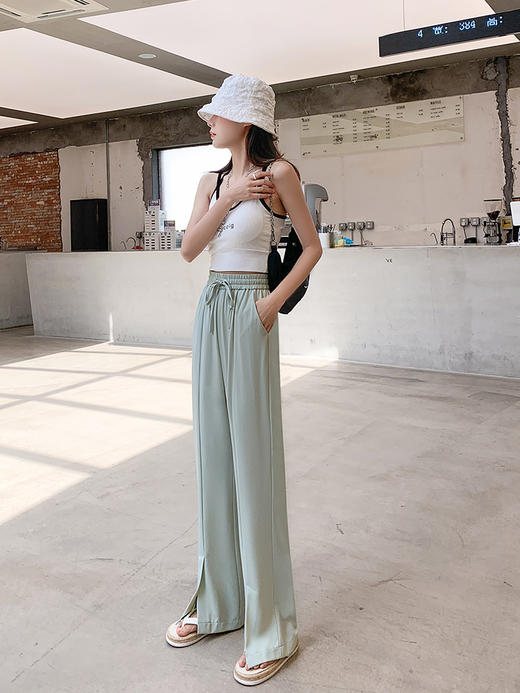 【黎安尔】ins垂感开叉裤 商品图1