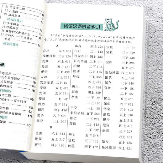 小学语文词语手册统编部编人教版123456一二三四五六年级上下册适用小学生课本教材同步多功能生字词典搭配运用组词造句工具书 商品图2