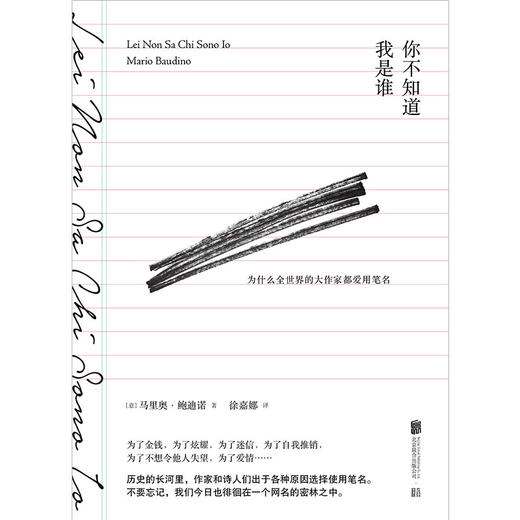 你不知道我是谁：为什么全世界的大作家都爱用笔名 商品图2