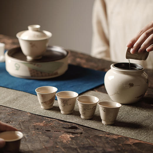 茶密甄选·草木灰功夫茶具套装 商品图2