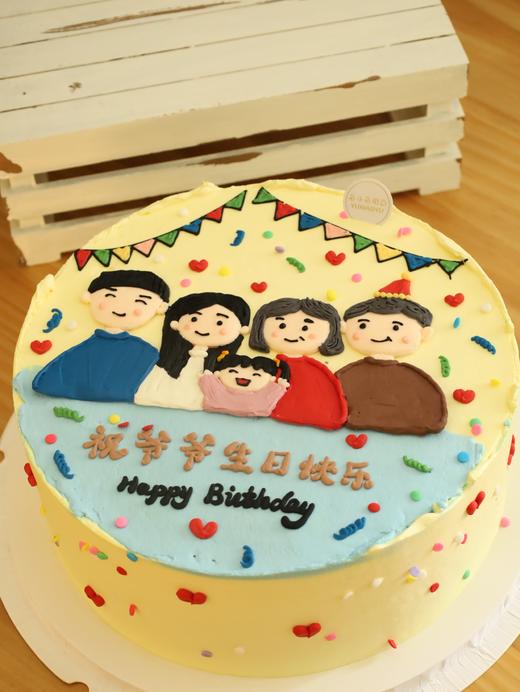 手绘幸福一家五口（图片是10寸） 商品图5