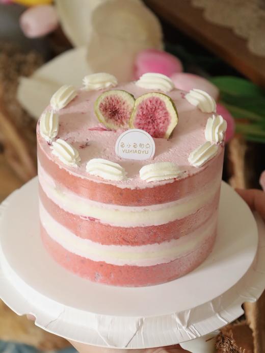 树莓桃胶红丝绒蛋糕（6寸） 商品图0