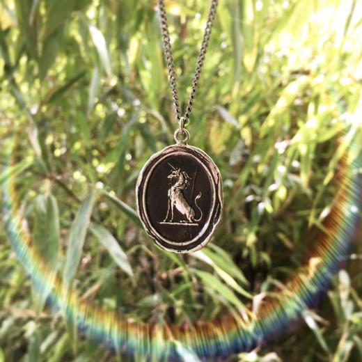 北京仓｜Pyrrha-Power to Heal-治愈的力量 护身符 项链（银色）［加拿大设计师］ 商品图2