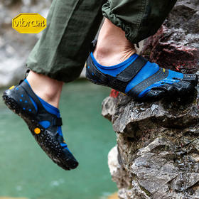 vibram夏季水上运动五指鞋男冲浪皮筏艇钓鱼赤足鞋抓地涉水溯溪鞋VAQUA