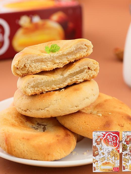 韩国进口CW青佑巧克力打糕糯米夹心小吃独立包装零食板栗原味糕点 商品图2