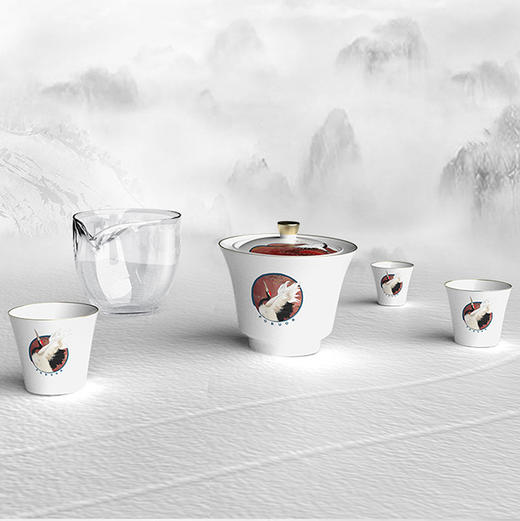 FU-SJL1217 风雅旅行茶具套装（云鹤） 商品图10