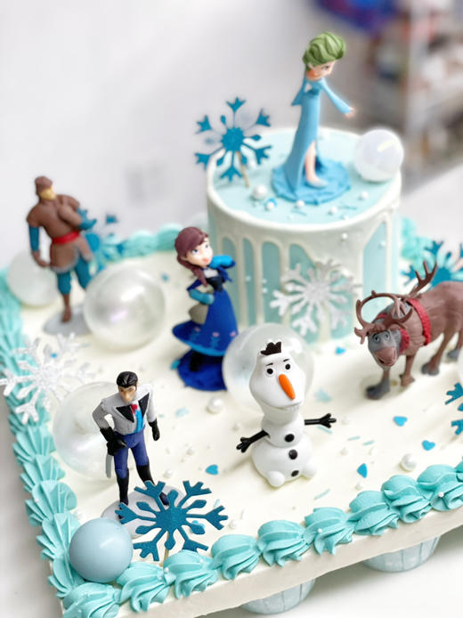 冰雪奇缘主题蛋糕，杯子+主蛋糕，新派组合 商品图7