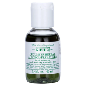 【爆款超低价预售 急单慎拍】科颜氏小黄瓜水40ml青瓜植物精华爽肤水 收缩毛孔舒缓补水