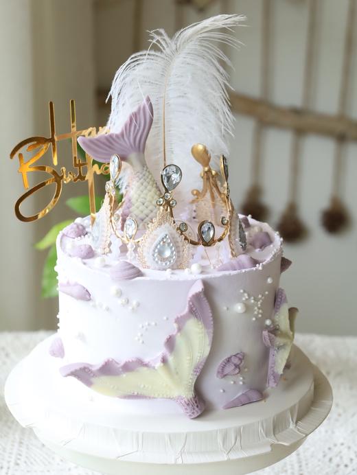 浅紫色鱼尾皇冠 商品图3